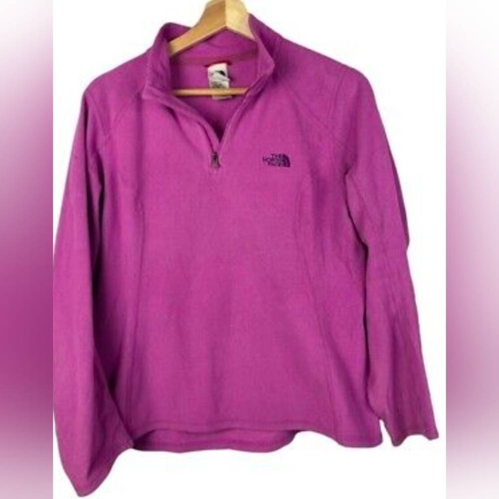 The North Face Women's 2 PCs Value Lot Hoodie, Quarter Zip Sweatshirt Size M - Picture 4 of 6